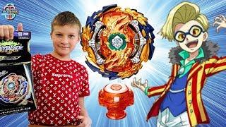 Beyblade Wizard Fafnir - review and battles! Beyblade Burst GT 4 season