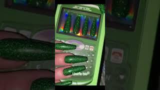 Vibrant Green Acrylic Nail Designs You'll Love #fok
