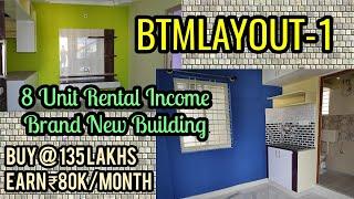 New 8 Units Rental Income Property in BTM 1st Stage Bengaluru