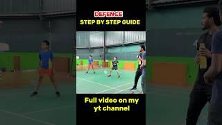 “Defend Effortlessly! Watch the Full Video Now on ‘Badminton Universe’!”#badminton #badmintonlovers