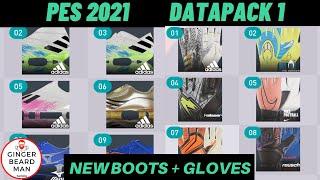 NEW Boots + Gloves | PES 2021 | Datapack 1