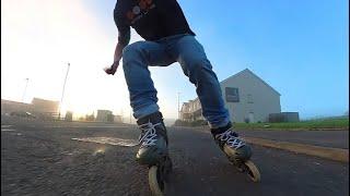 Flying on inline skates!  Oxelo MF900
