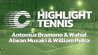 FUN TENNIS Antonius Bramono & Wahid VS Alwan Muzaki & William Putra