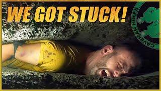 The worst claustrophobic caving you will ever see. *TRIGGER WARNING