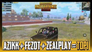 az1KK + FEZOT + ZealPlay = TOP1 | O'ZBEKCHA LOBBI | PUBG MOBILE