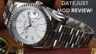 Seiko Datejust MOD Review - Wristmodding #seikomod #watchreviews