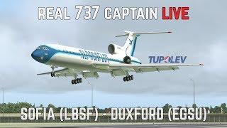 Can a Real 737 Captain fly the Tupolev TU-154 to Duxford in X-Plane 11?!?