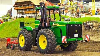 MONSTER RC TRACTORS!! GIANT RC TRACTORS IN SCALE 1:8, RC FARMING MACHINES, RC AGRICULTURE VEHICLES