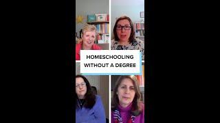 Homeschooling Without a Degree #homeschoolhelp #homeschooltips #homeschoolcommunity