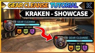 RAID: Shadow Legends - GEAR CLEANSE TUTORIAL and KRAKEN ACCOUNT Showcase!