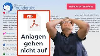 Probleme mit PDF Anlagen in Thunderbird