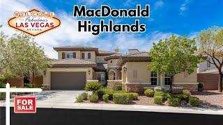 MacDonald Highlands Home Tour | Henderson Luxury House for Sale | Guard Gated