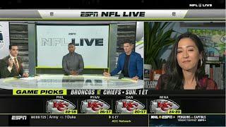 NFL LIVE | 17-0 for Chiefs! - 100% ESPN Crew believes Patrick Mahomes will DESTROY Broncos