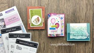 March 2025 Stampin' Up! Online Exclusives UNBOXING + Card Ideas | 3/6 Thursday Night Stamp Therapy