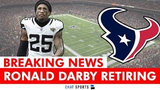 BREAKING NEWS Texans Corner Ronald Darby Retiring | Top Free Agent CB’s For Texans