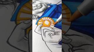 Manu Bhaker Drawing Proud Moment ️||Manu Bhaker Drawing Winning Bronze medal ||#shorts