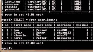 MySQL Tutorial for Beginners - 3 - Selecting Data from Tables in a Database