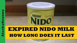 Expired Milk...How Long Does Nido Fortificada Powdered Milk Last