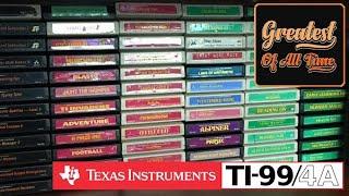 The 20 Greatest Texas Instruments TI-99/4A Games of All-Time