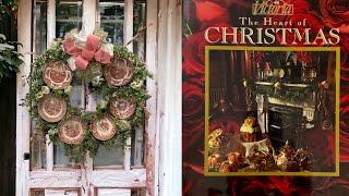 A Review: Victoria: The Heart of Christmas & Rooms for Living Interior Design - Make a Plate Wreath