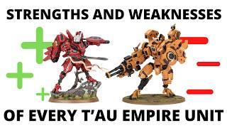 Every T'au Empire Unit - Strengths and Weaknesses for the Tau in Warhammer 40K 10th Edition