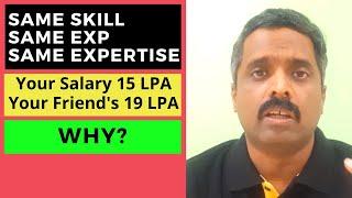 Why Software engineers and IT Professionals with same experience and skill get different salaries?