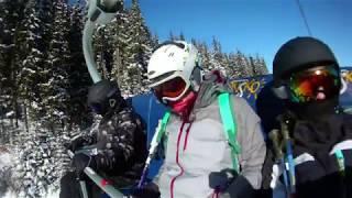 Sunny and snowy Bansko in January 2019