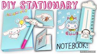 DIY Cinnamoroll Stationary Set// Kawaii Sanrio Handmade Back to school Stationary ️️