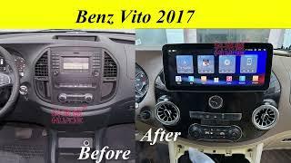 Installation: Benz Vito 2017+12.3inch Carplay Navigation