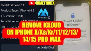 How To Remove iCloud Activation Lock (Updated) ICLOUD Bypass iPhone X/XR to 15 Pro Max with SIGNAL