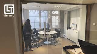 Smart Glass Office Partitions