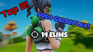 Solo Placed #2 | Solo Gameplay | Fortnite