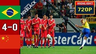  Бразилия - Китай 4-0 - Обзор Матча Чемпионата Мира 08/06/2002 HD 