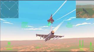 AI super maneuver Test: My new air combat game developed with Unity