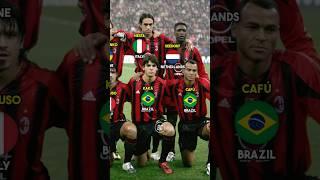 AC MILAN squad vs FC Barcelona 2004 UEFA Champions League  #football #shorts #ucl