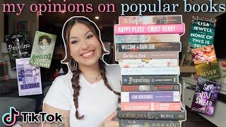 my honest opinions on popular booktok books..