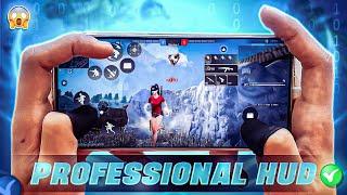 World's Best Custom HUD Setting In Free Fire ️ For Professional + Dangerous Gameplay  !!