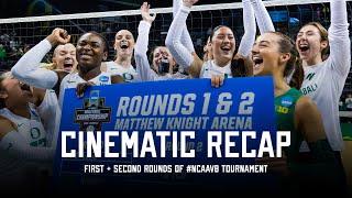 Cinematic Recap | Oregon Volleyball #NCAAVB 1st + 2nd Rounds