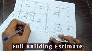 Detail Estimate | Building Estimate | Full Building Estimate | Cost Building 2020