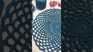 Sousplat de crochê facil e economico / Sousplat crochet pattern/ Jogo americano lindo e fácil