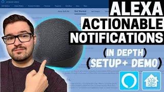 ALEXA ACTIONABLE NOTIFICATIONS (Home Assistant + Alexa Skill)