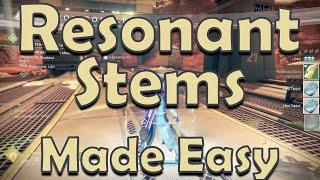 Resonant Stems made easy.  A sleeper node farming method within Destiny 2.