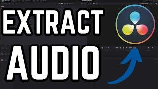 How to Extract Audio From Video in Davinci Resolve Tutorial
