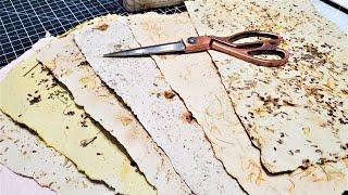 How to Make Handmade Paper! Easy Step by Step Tutorial for Beginners! The Paper Outpost! :)