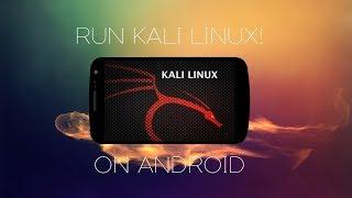 How to run kali linux in your android device. No root. Very easy.