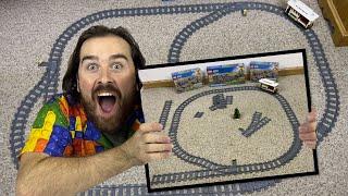 FUN Lego Train Track LAYOUTS for the Holidays