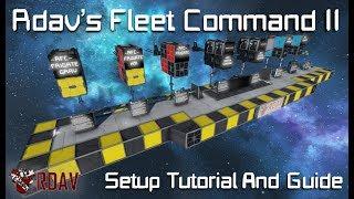 Rdav's Fleet Command MKII Tutorial & Guide  [Space Engineers]