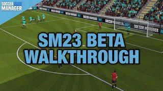 Soccer Manager 2023 Walkthrough | SM23 Beta Gameplay