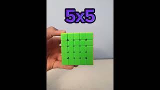 RUBIK'S CUBES FROM 2x2-7x7... #rubikscube #cubing #tingman #viral #puzzle