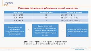 Часть 3/8. Пример расчета средней численности в демо базе программы 1С: ЗУП 3.1